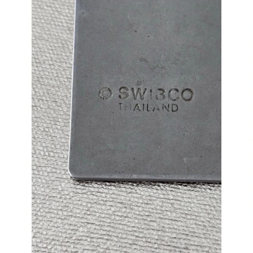 Vintage SWiBCO Metal Key‎ Fob 1957 Chevy  enamel 3111. Rare Find